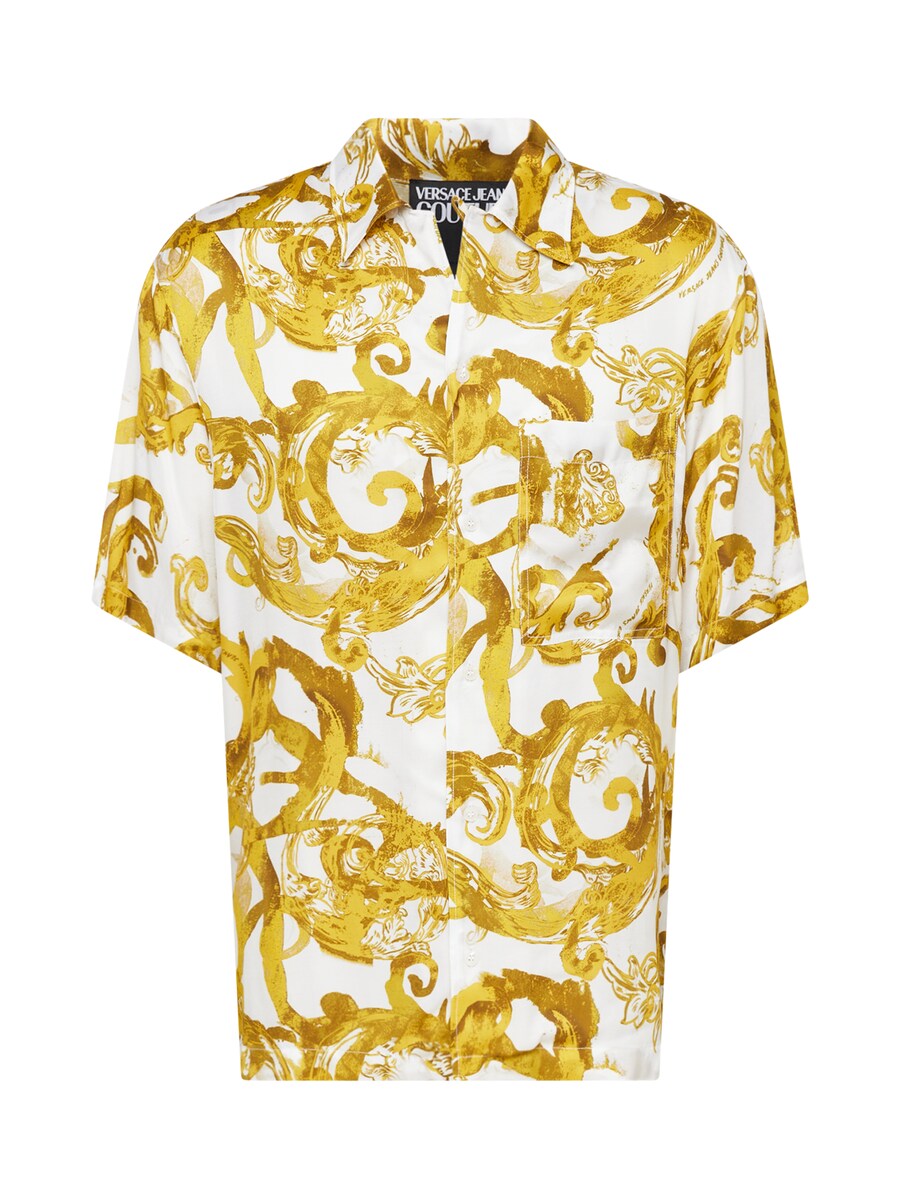 

Повседневная рубашка Versace Jeans Couture Comfort fit Button Up Shirt BOWLING, белый