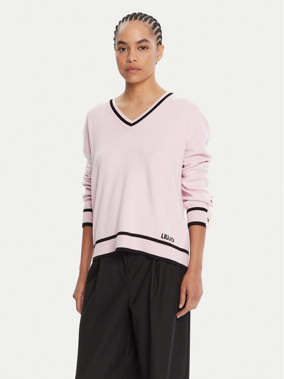 

Свитер regular fit TF5229 MS59L Liu Jo Sport, розовый
