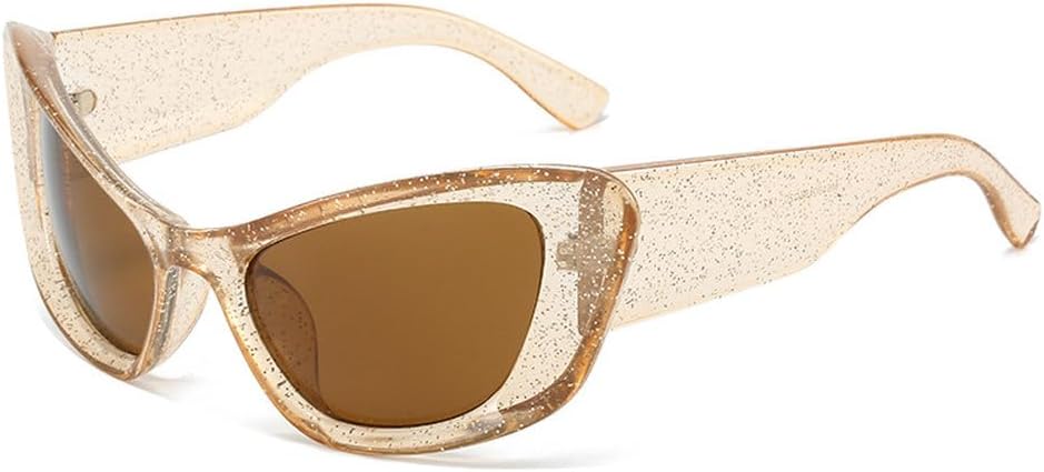 

Модные солнцезащитные очки «кошачий глаз» для женщин и мужчин, с разноцветными градиентными линзами, винтажная оправа, очки с защитой от ультрафиолета UV400 HVTVTLA, C4