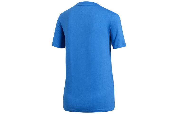 Футболка с втачным рукавом женская "Птичье перо" голубая Adidas Originals — фото 3