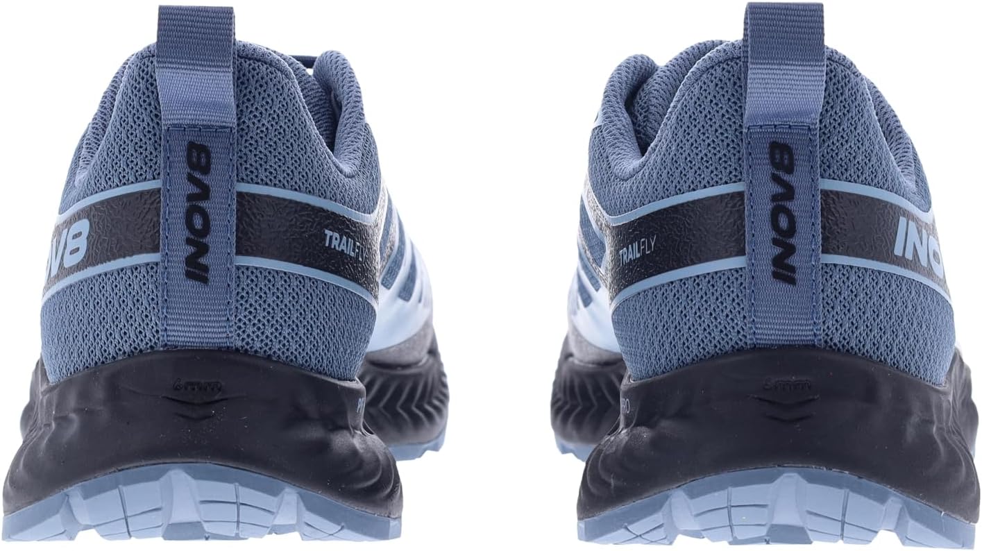 Мужские кроссовки для трейлраннинга INOV8 Trailfly, черный/синий/серый — фото 4