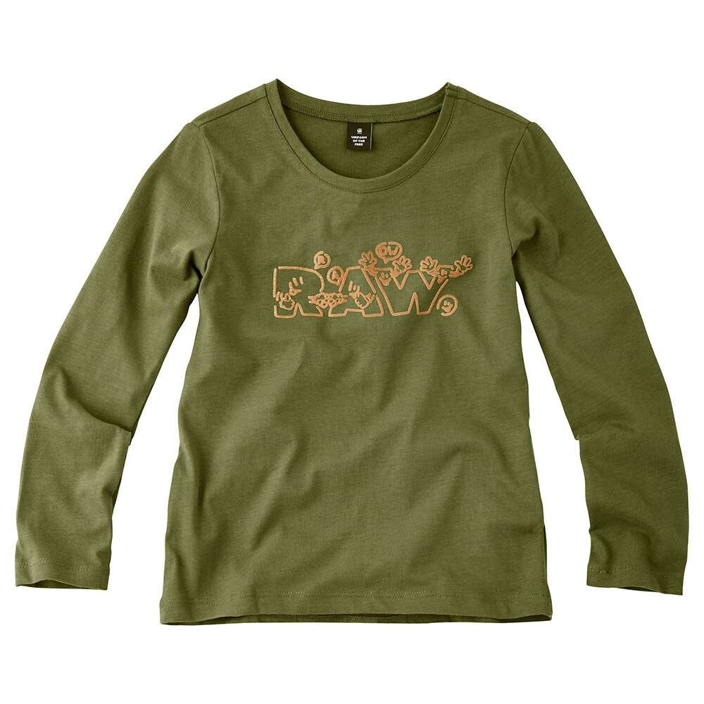 

Футболка с длинным рукавом G-star Kids Urban Camo Kid, зеленый