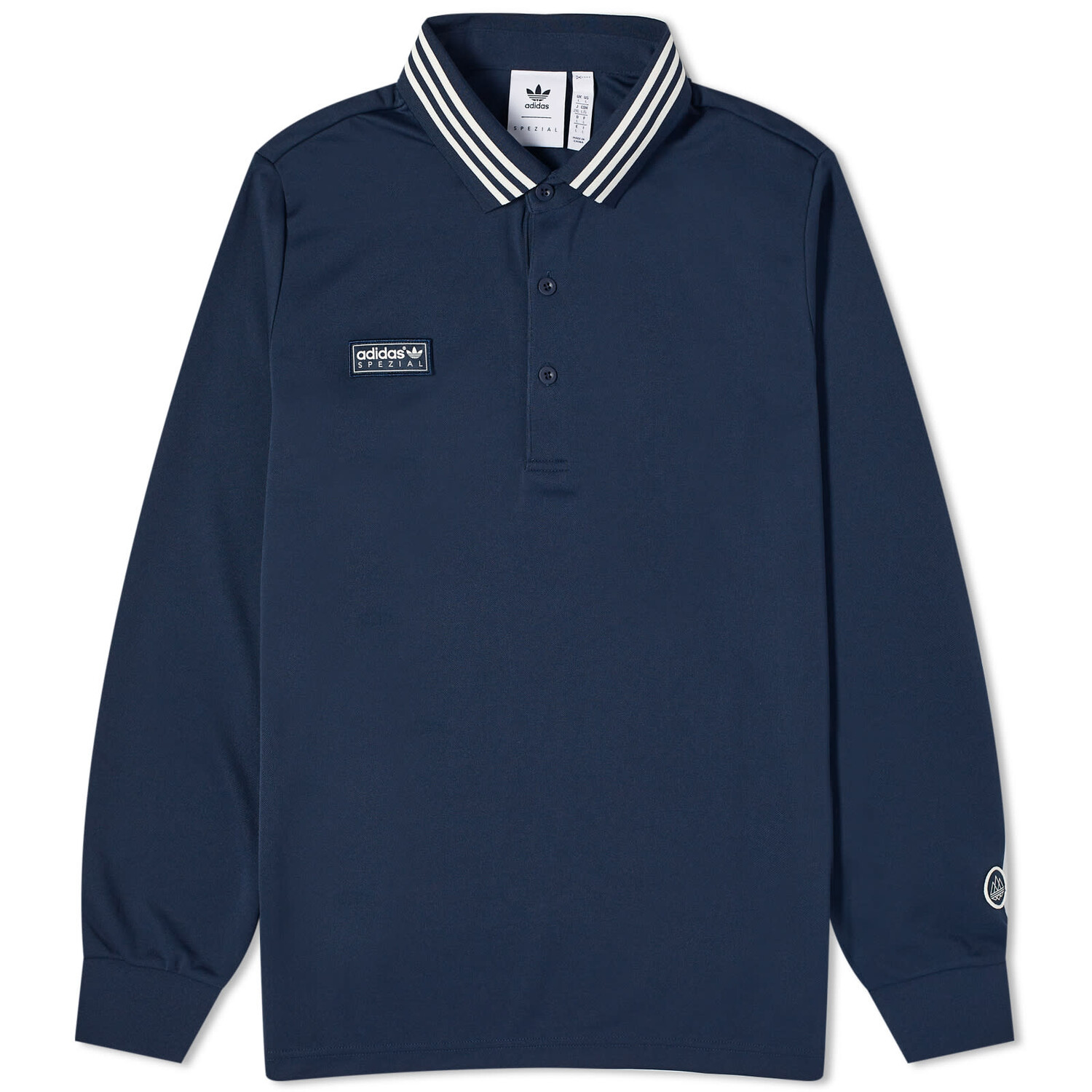 

Поло Adidas Spzl Long Sleeve, темно-синий