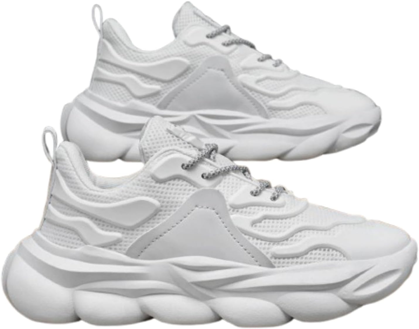 

Мужские кроссовки для бега, теннисные туфли для мужчин, ходовые туфли с амортизацией, легкие кроссовки для мужчин для спортивного и повседневного использования Generic, белый