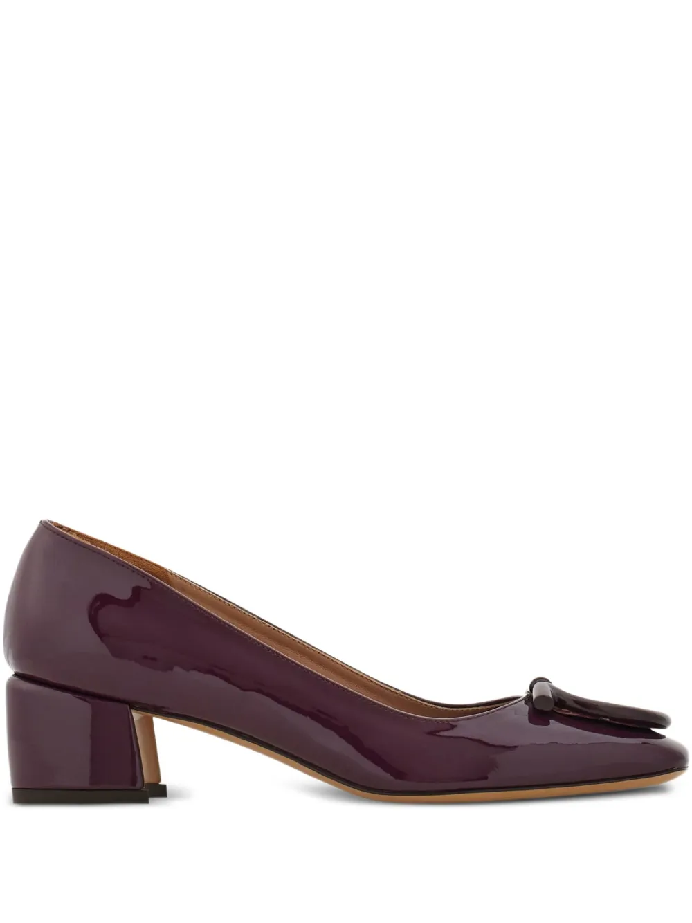 Туфли-лодочки с квадратным носком Ferragamo, красный
