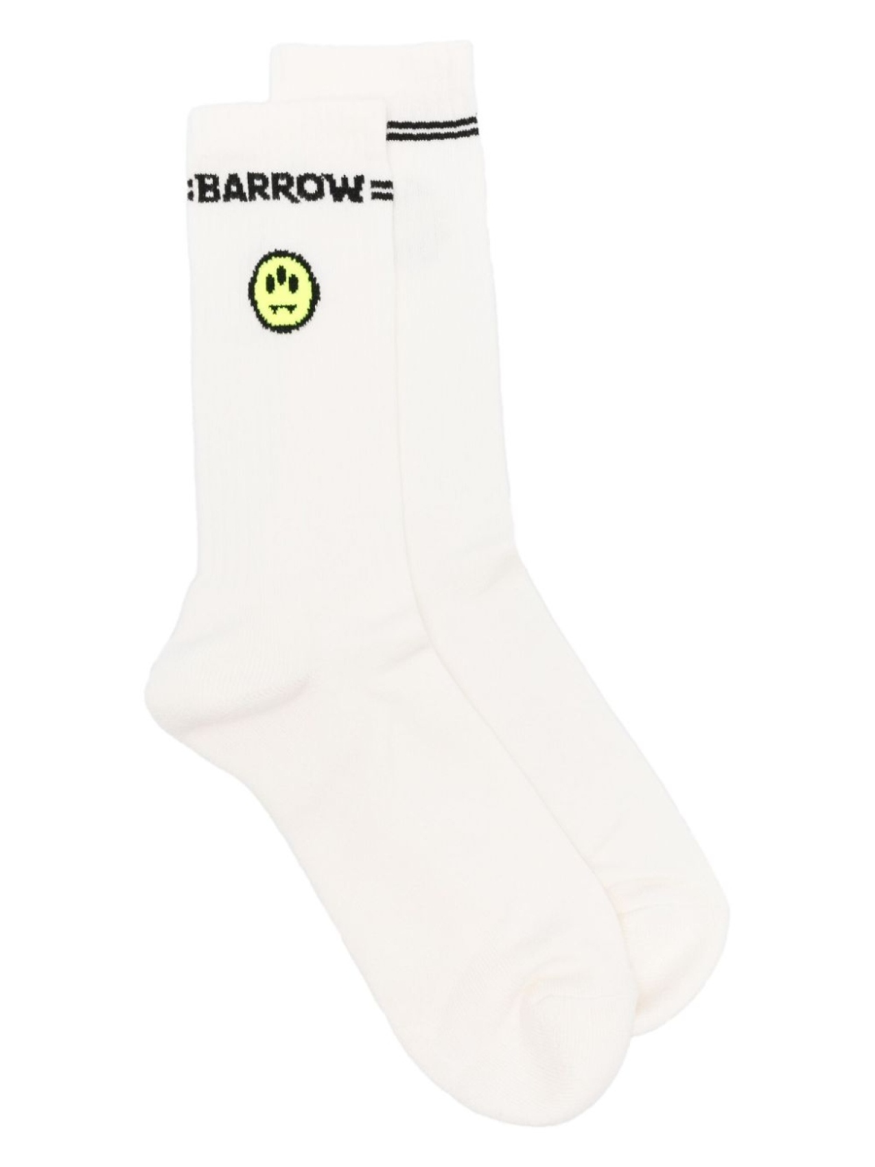 

BARROW носки вязки интарсия с логотипом, белый