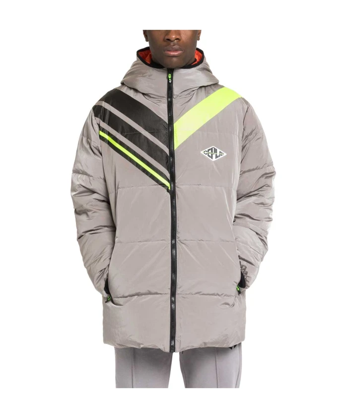 

Мужская стеганая куртка серого цвета Ice Play, серый