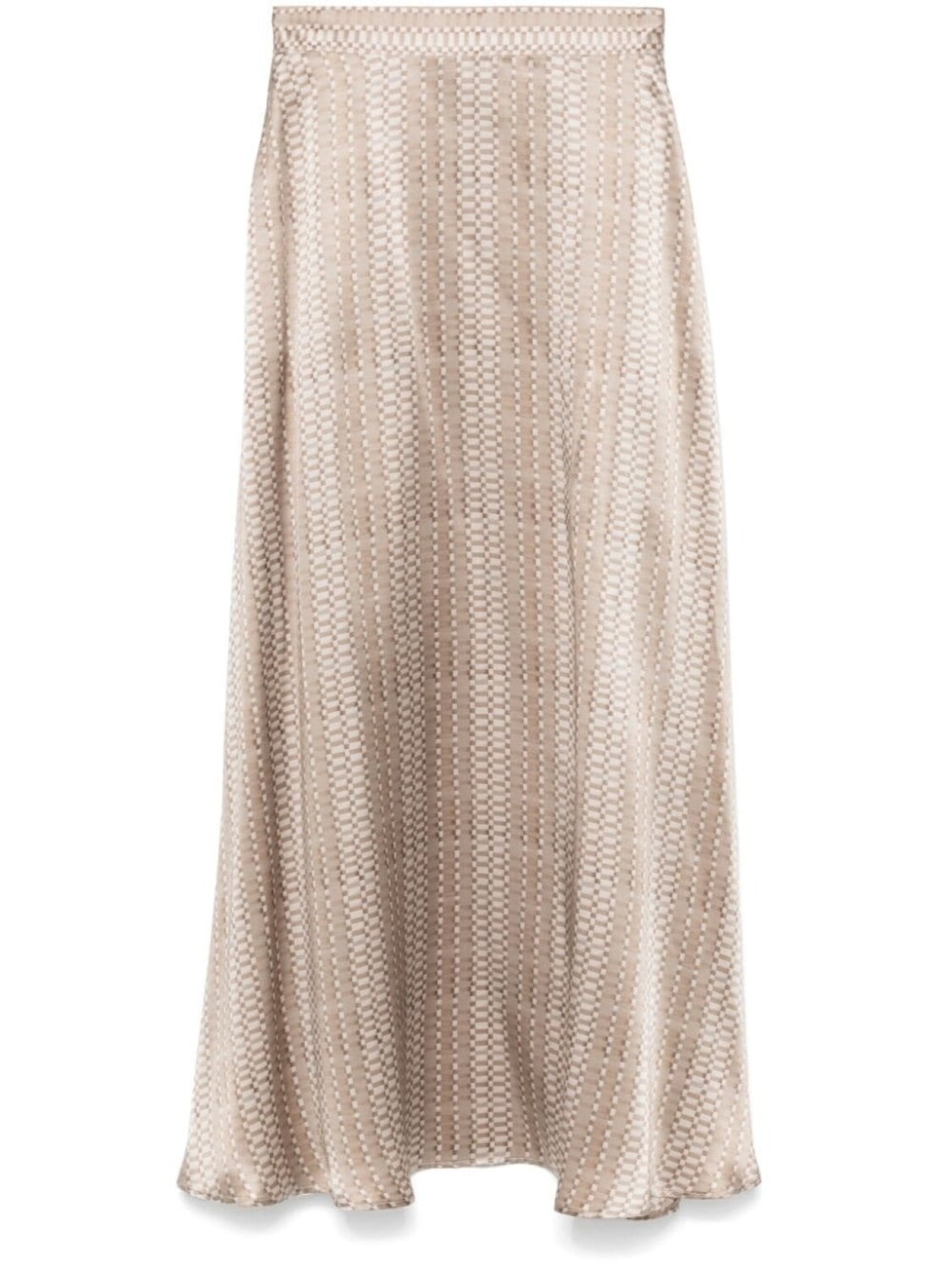 

Kiton юбка макси с геометричным узором, серый