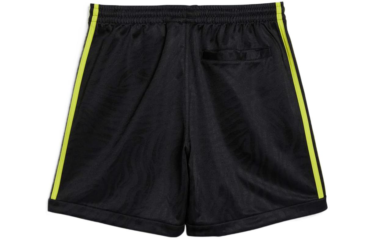 Шорты Men's adidas originals Logo Printing Pattern Elastic Waistband Straight Shorts Black GL9930 — фото 2