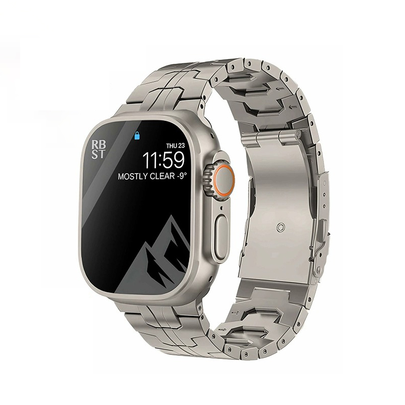 

Ремешок Apple совместимый титановый материал 193мм Penc Iwatch, Iron Man