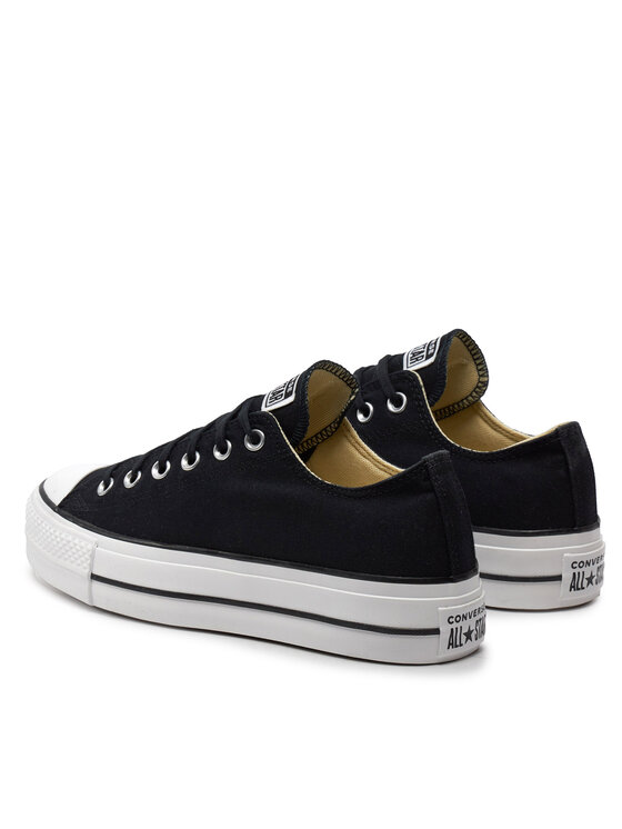 Тканевые кроссовки Chuck Taylor All Star Lift Ox 560250C Converse, черный — фото 4
