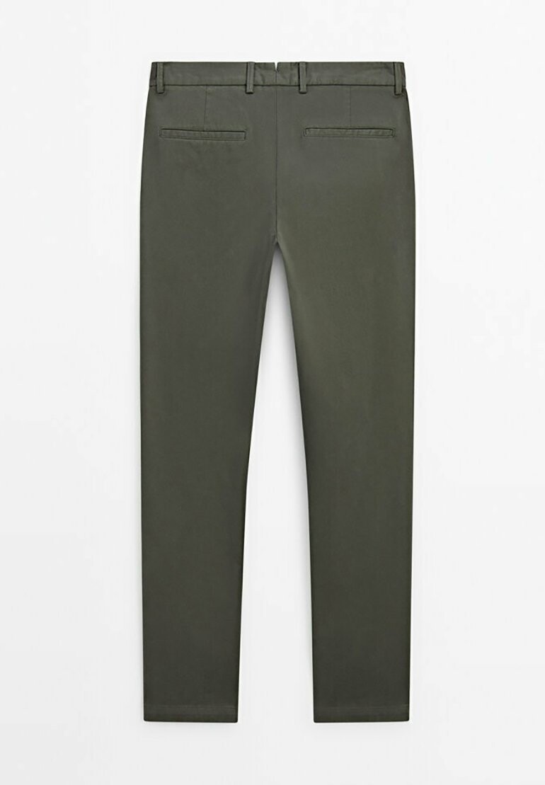 

Чиносы TAPERED FIT Massimo Dutti, зеленый
