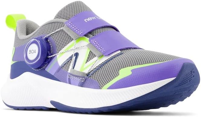 Кроссовки для бега New Balance Kids' DynaSoft Reveal V4 Boa, серый — фото 3