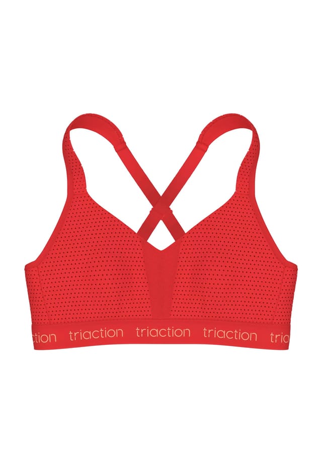 

Спортивный бюстгальтер Triaction Energy Lite Extreme Bounce Control без косточек Triumph, цвет blood orange
