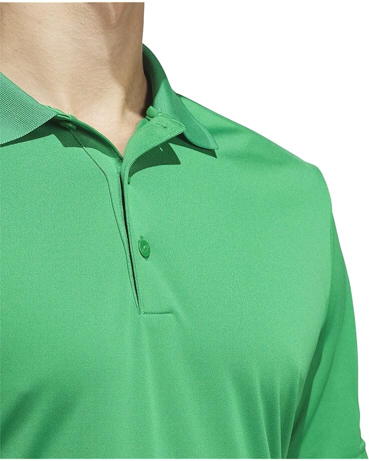 Поло adidas Golf adi Performance Short Sleeve, зеленый — фото 4