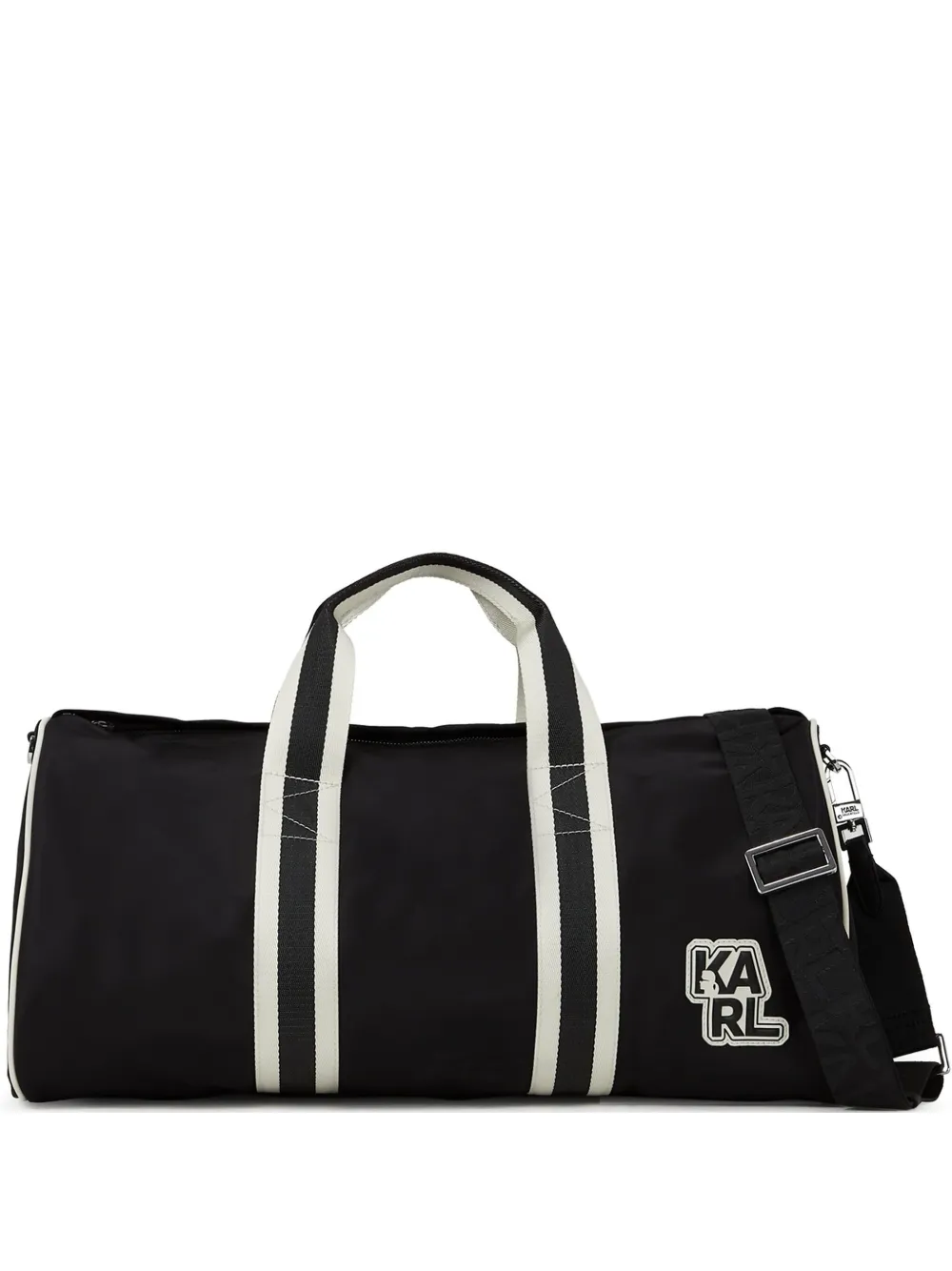 

Дорожная сумка с логотипом KARL LAGERFELD, черный