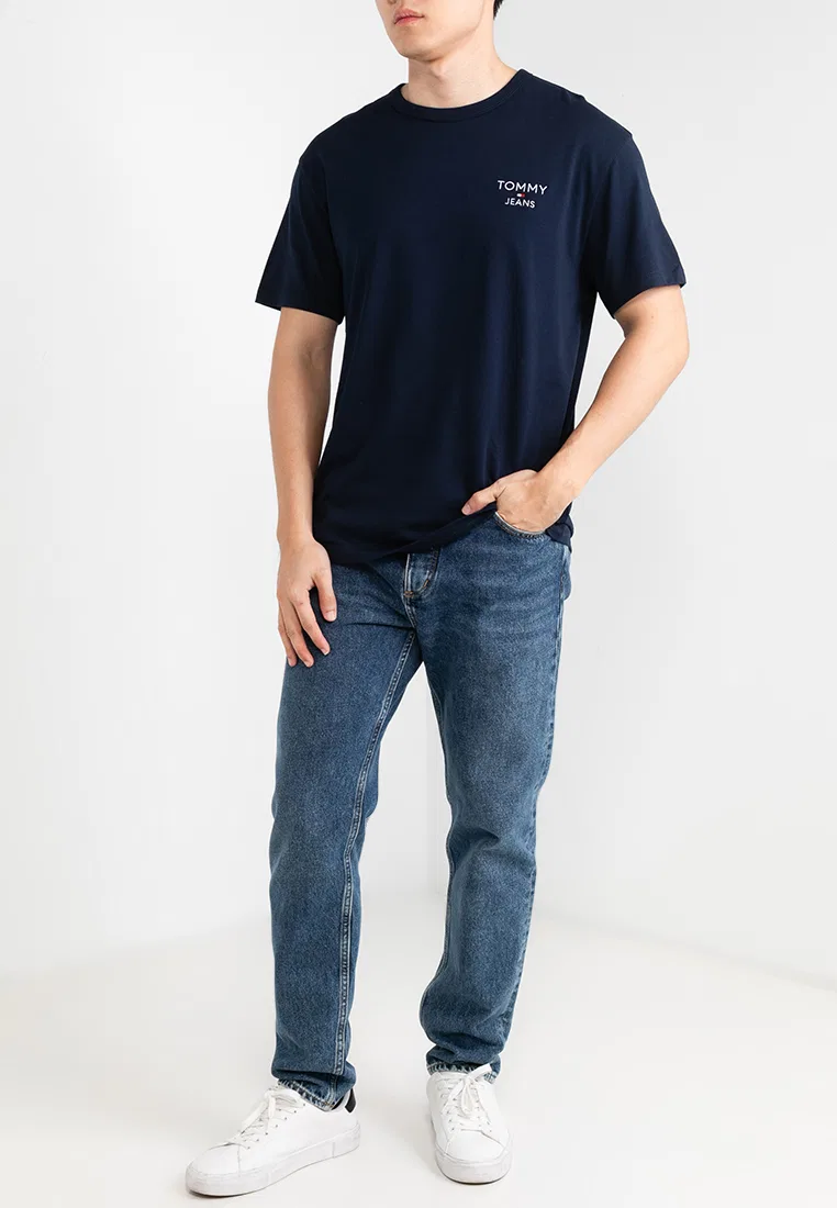 Футболка с коротким рукавом, Tommy Jeans Tommy Hilfiger, темно-синий — фото 4