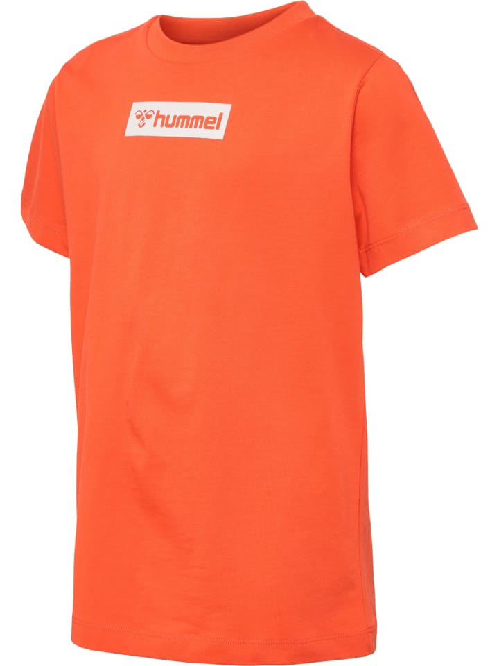 Hummel Детская футболка Hmlflow цвета «Черный помидор» — фото 4