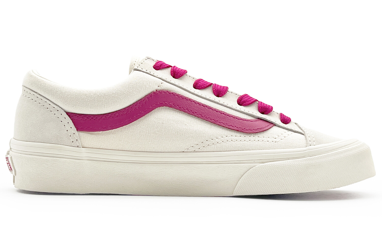 

Кроссовки Vans Style 36 Skateboarding Shoes Unisex Low-top White/pink, белый