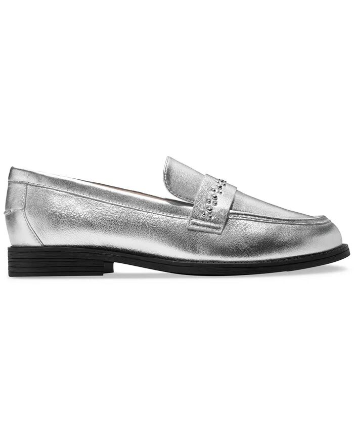 Женские мокасины Stassi с отделкой Cole Haan, серебряный — фото 2