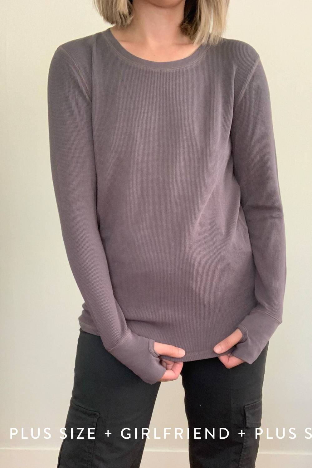 

Длинная рубашка с вафельной текстурой в цвете серебристый дым Mod-O-Doc