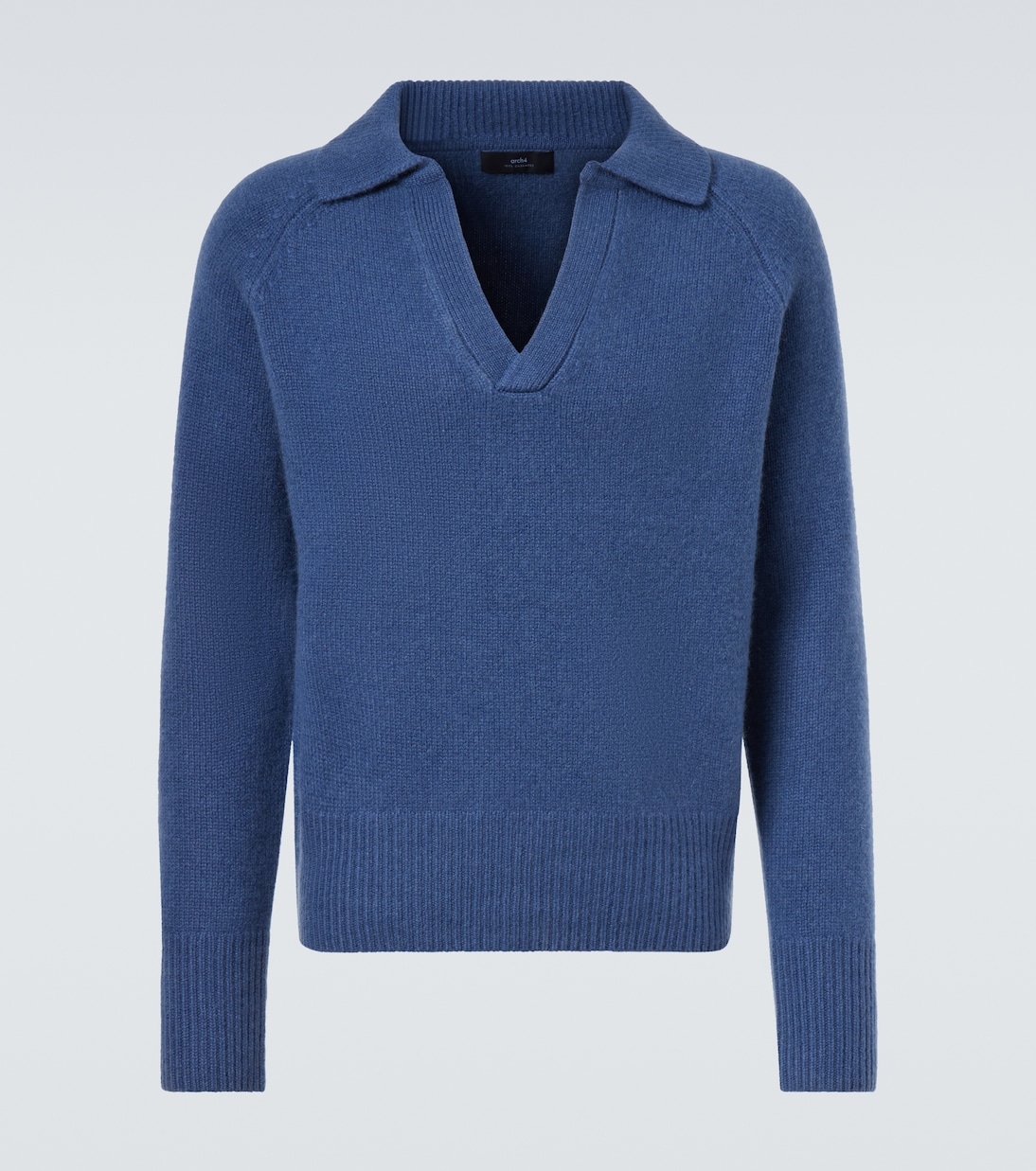 

Кашемировый поло свитер Mr Clifton Gate Arch4, Washed Indigo
