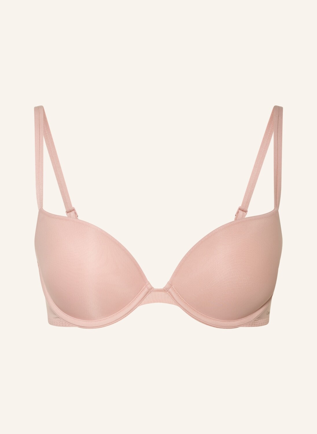 

Бюстгальтер пуш-ап sheer marquisette Calvin Klein, цвет LACHS
