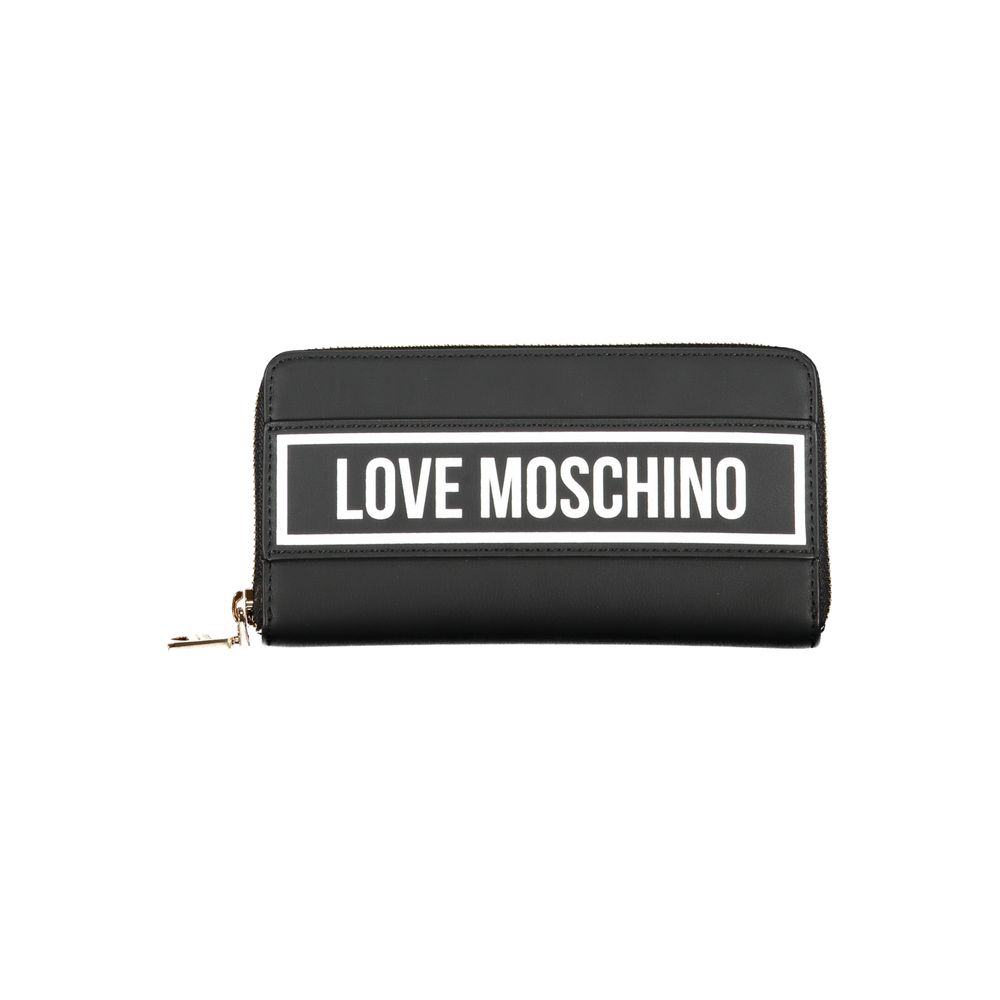 

Шикарный белый полиэтиленовый компактный кошелек LOVE MOSCHINO