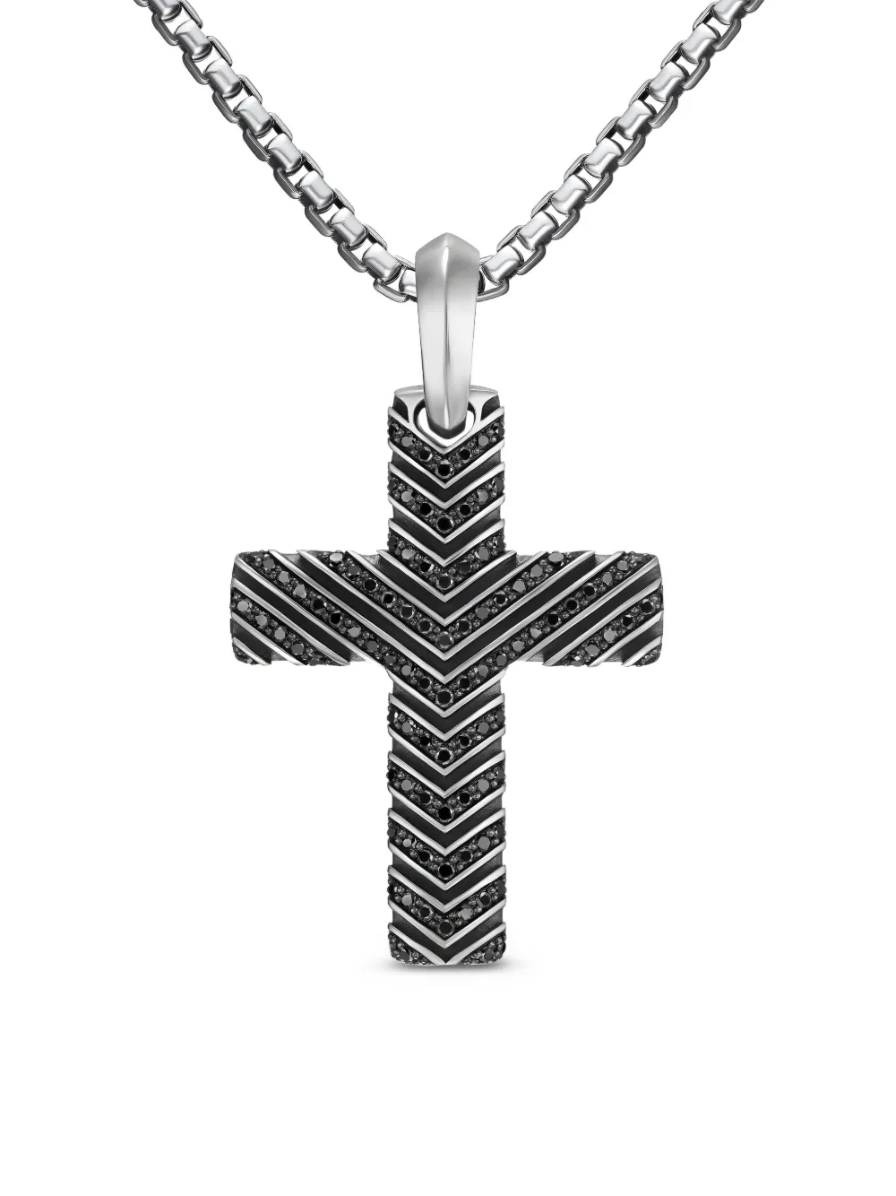 

Серебряная подвеска Cross с бриллиантами David Yurman, серебяный
