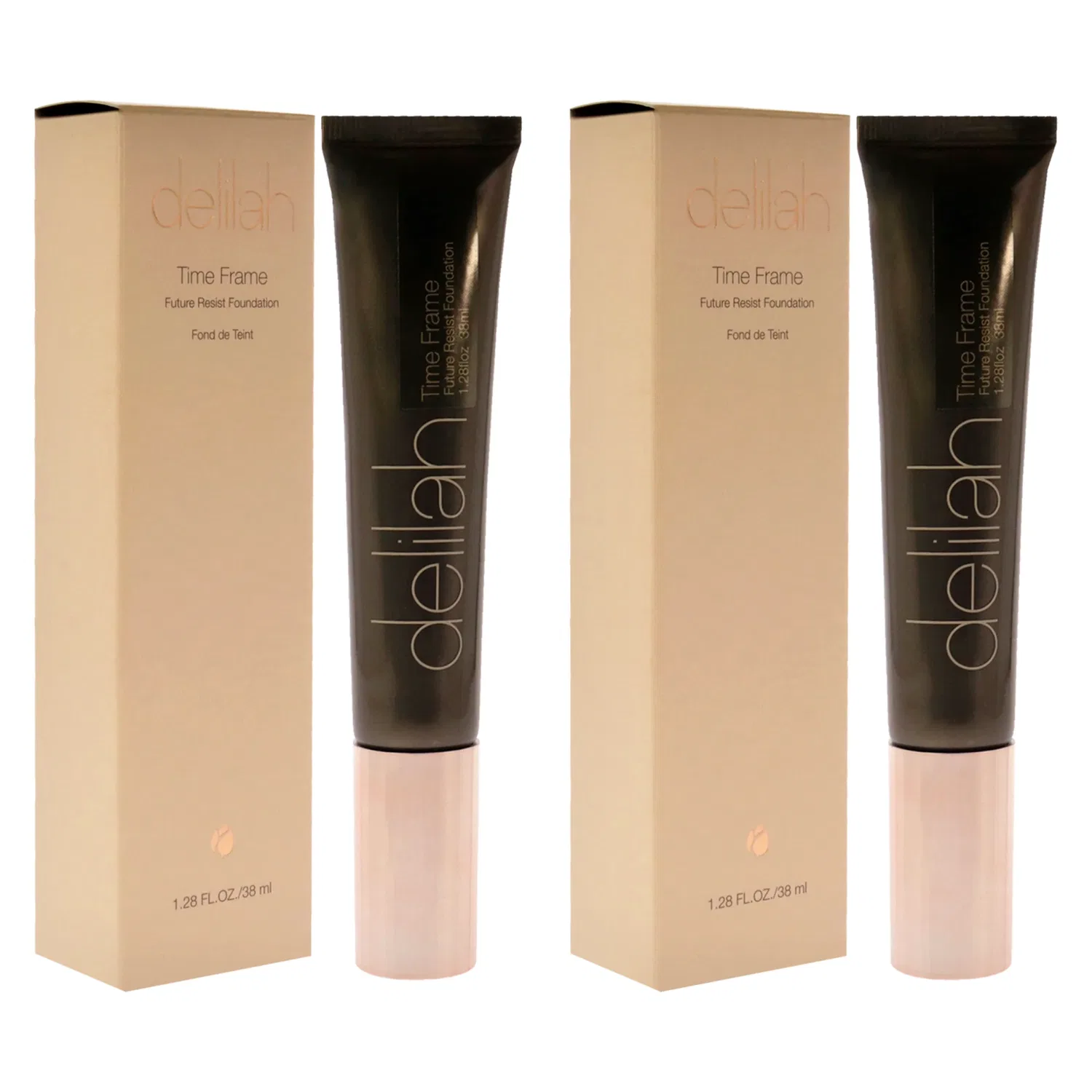 Тональный крем Future Resist SPF 20 - Buttermilk от Delilah для женщин - 37 г - упаковка из 2 штук, коричневый — фото 3