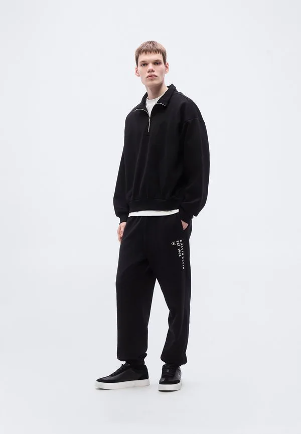 350Terry 1968 графические монологовые спортивные штаны Calvin Klein, Black — фото 4