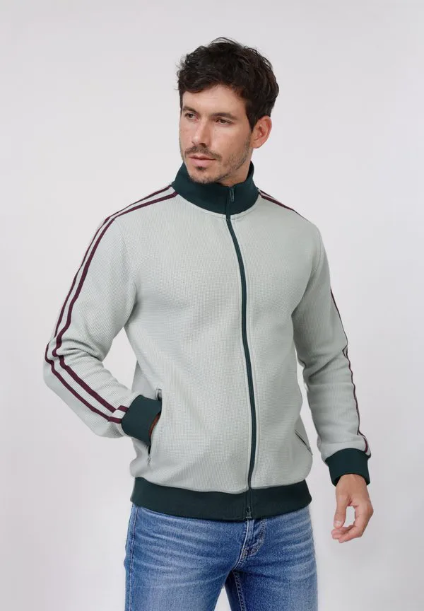 

Толстовка на молнии с вафельной текстурой Pier One, Light Blue/Navy, Синий, Толстовка на молнии с вафельной текстурой Pier One, Light Blue/Navy