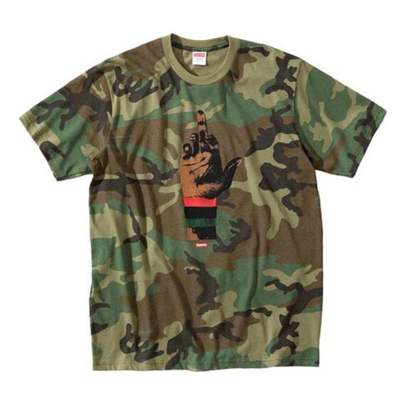 

Футболка fw19 week 15 x dead prez rbg tee Supreme, камуфляж