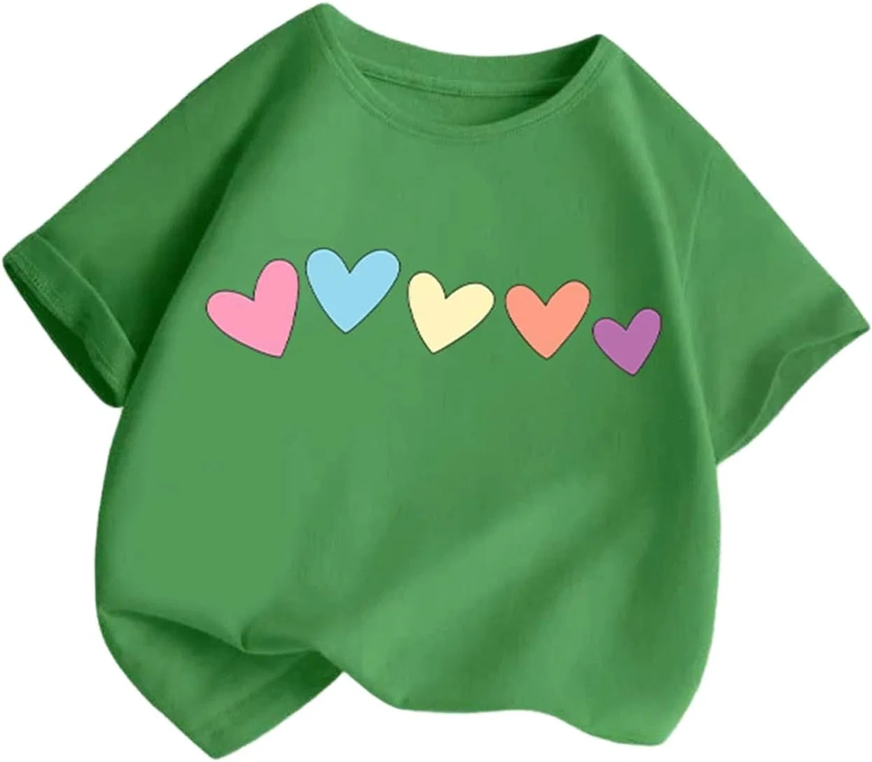 Футболка с принтом Love Print, Zzalalana, Army Green