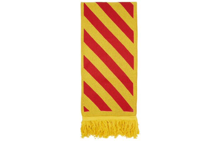 

Шарф со стрелками Off-White, желтый