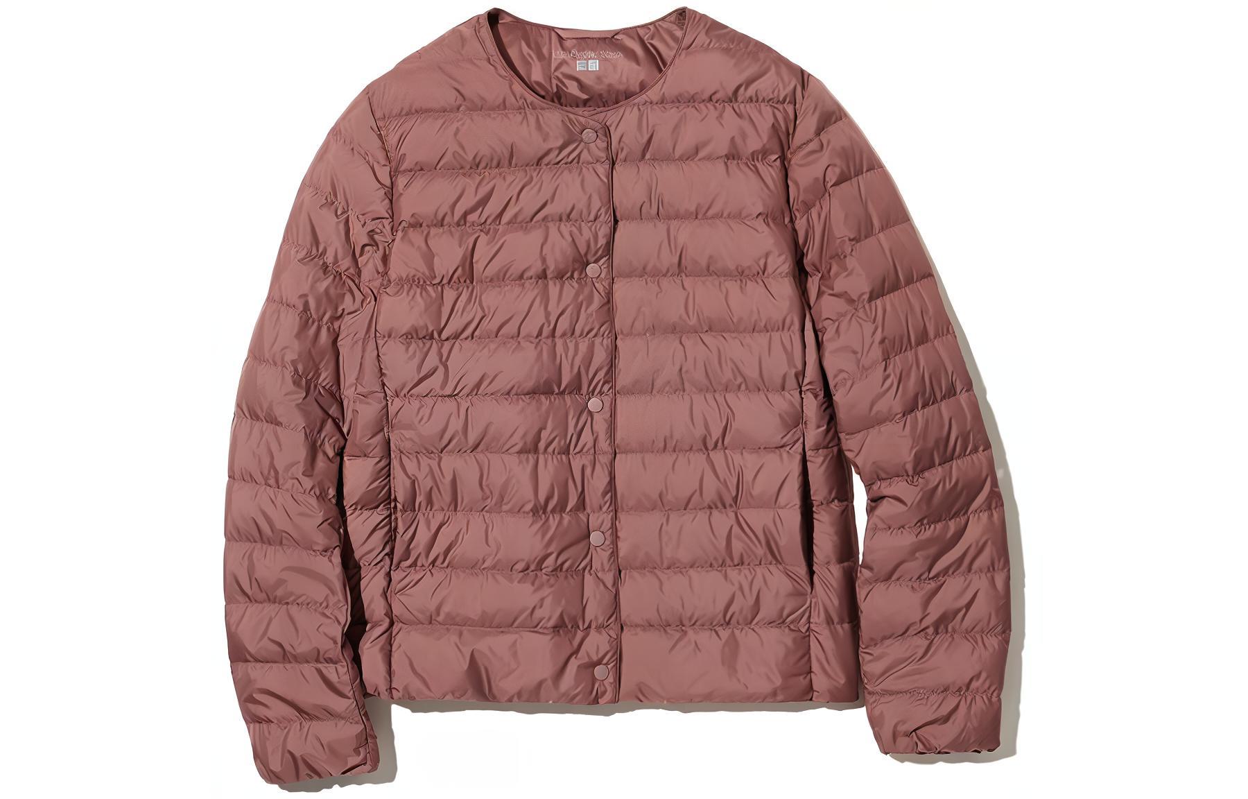 

UNIQLO Куртка женская ягодно-красная, Berry Red