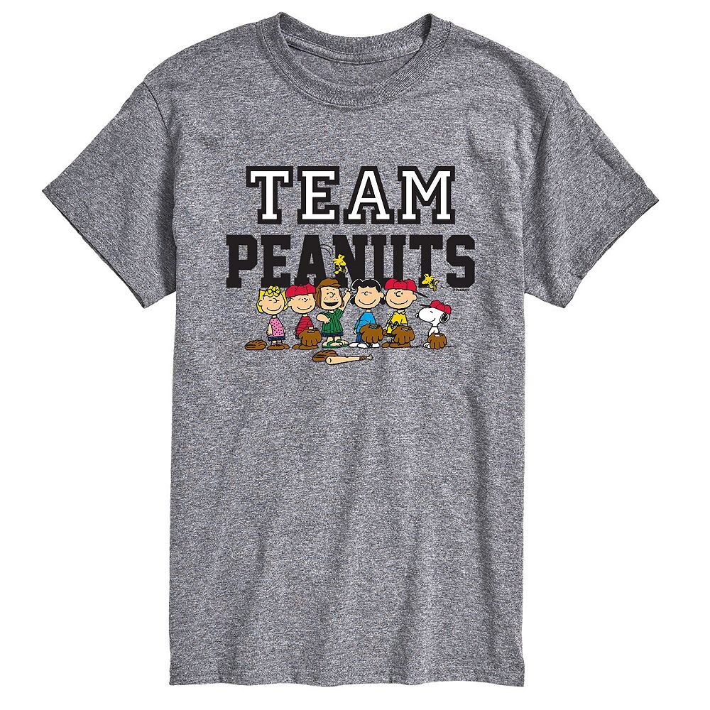 

Футболка Big & Tall Peanuts Team Peanuts Licensed Character, серый