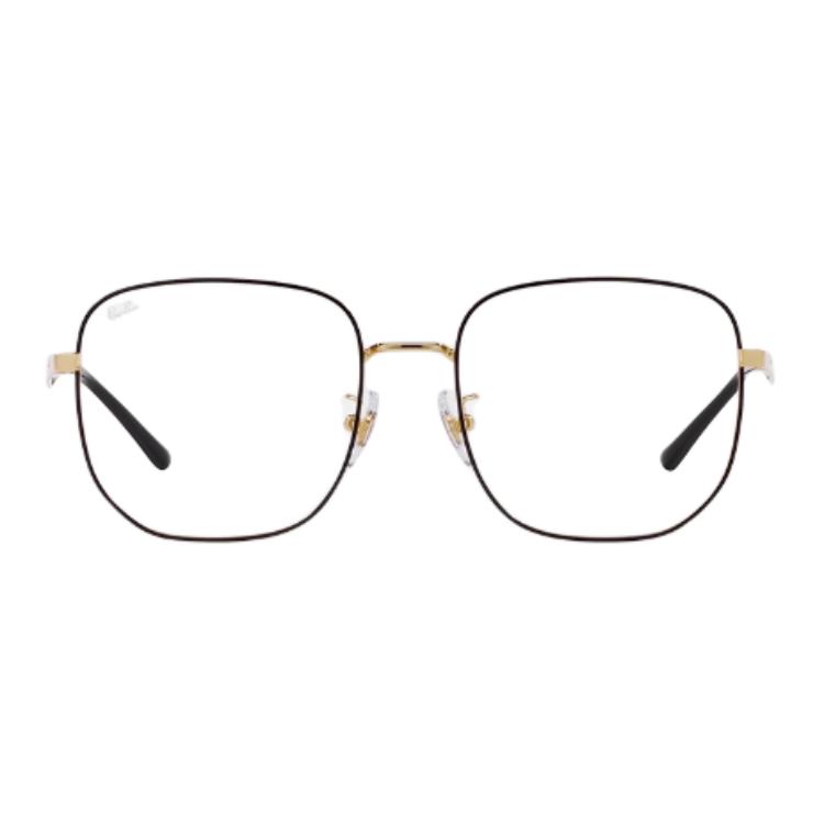 

RayBan Металлическая квадратная оправа для очков унисекс черная, Black