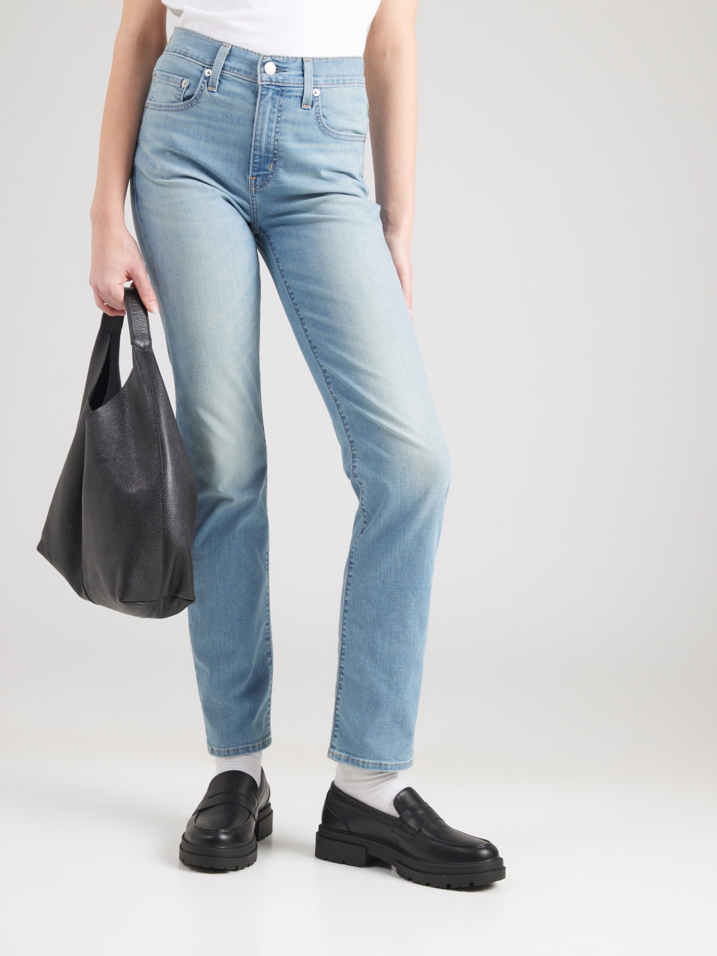 LEVI'S  Джинсы Slim fit '724 High Rise Straight Jeans' в синем дениме — фото 3