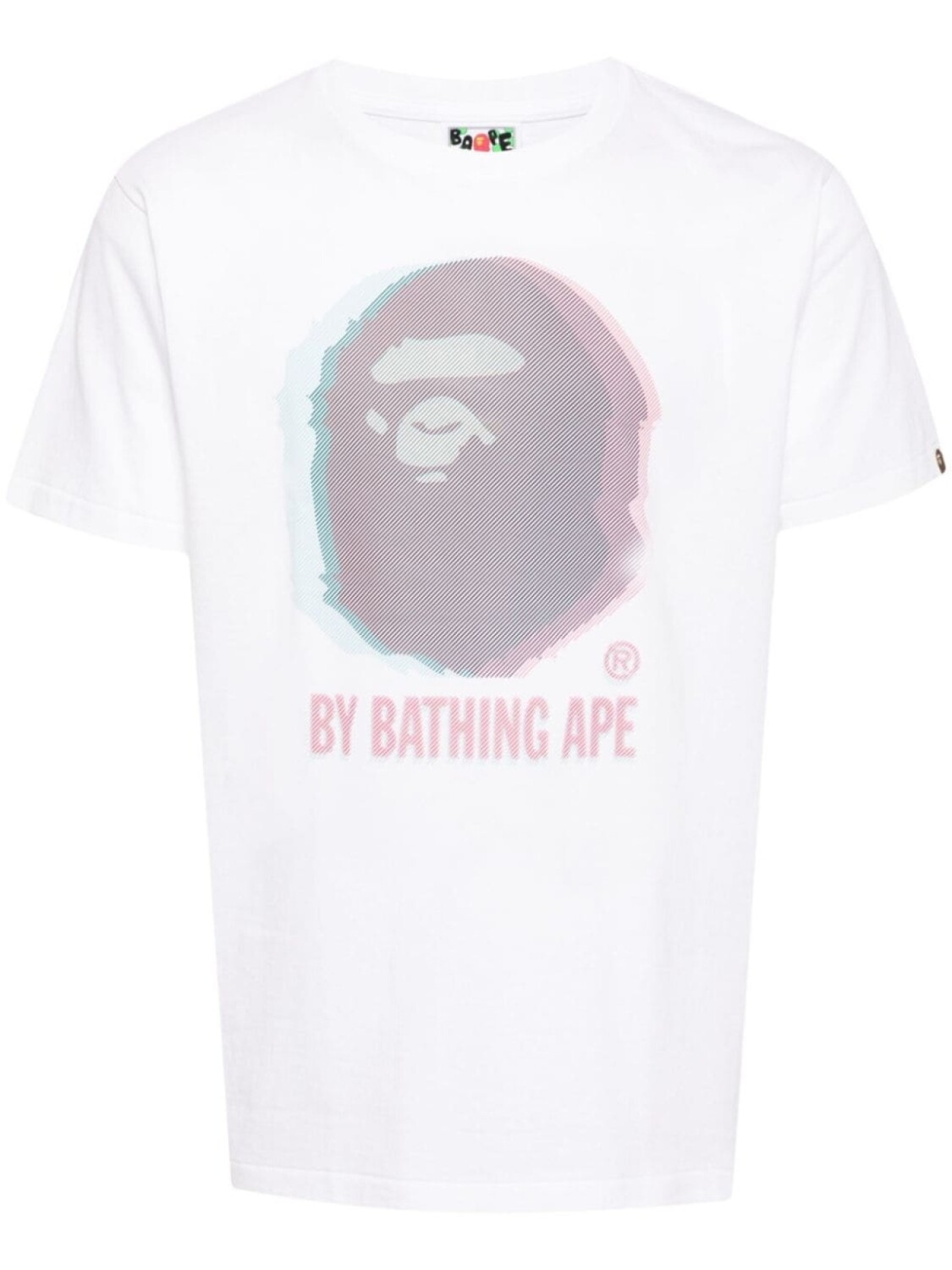 

A BATHING APE футболка из хлопка с логотипом, белый