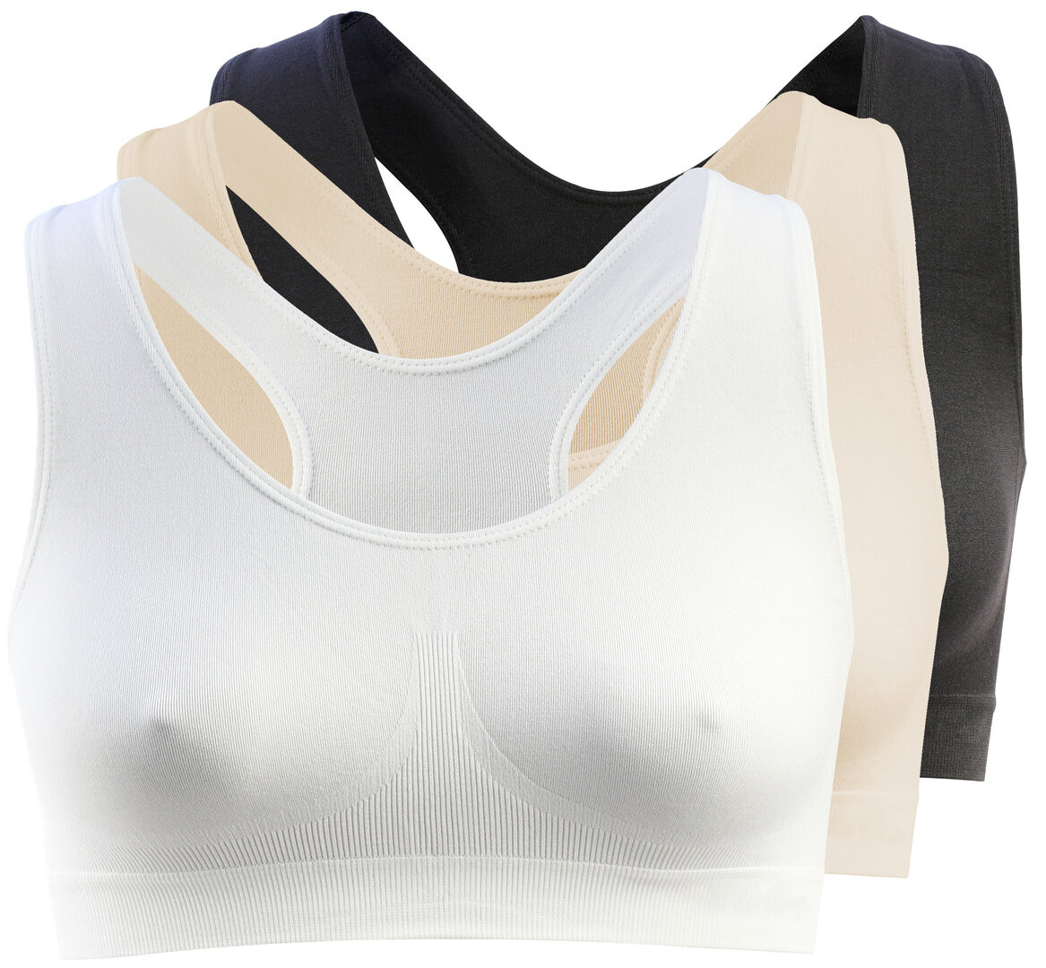 

Бюстье Yenita Seamless 3er Set Wohlfühl BH, цвет gemischt
