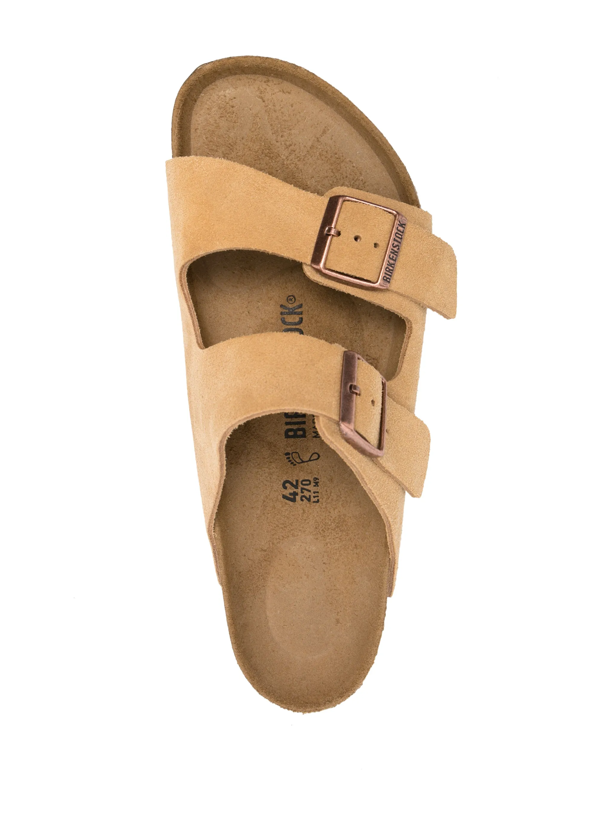 Сандалии с ремешками Birkenstock, бежевый — фото 4