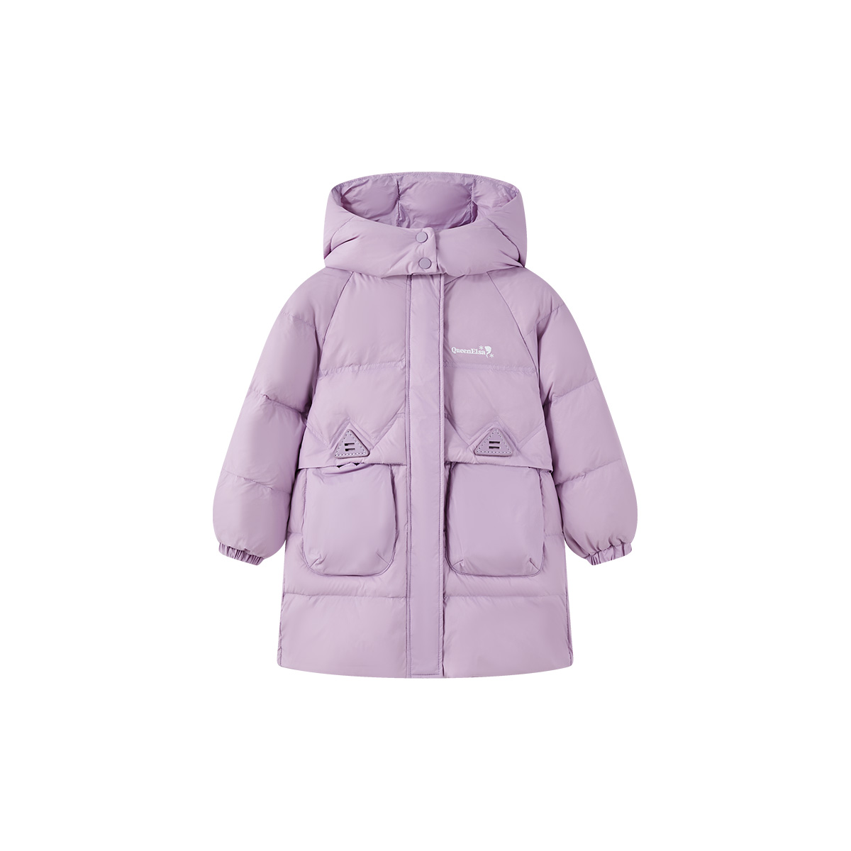 

Детская пуховая куртка с капюшоном и утеплителем Disney, фиолетовый