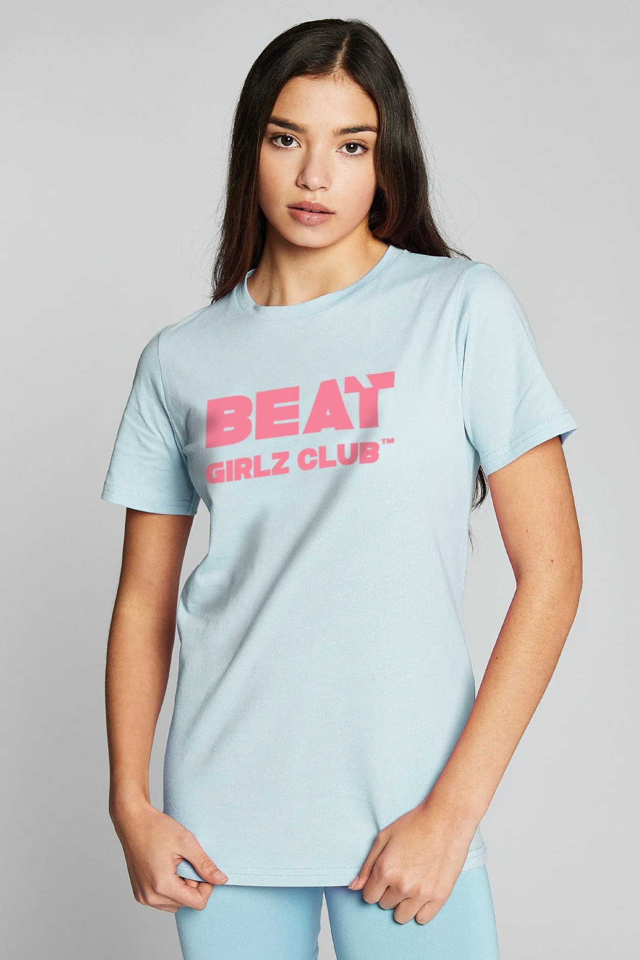 

Хлопковая футболка с логотипом Core Beat Girlz Club, синий