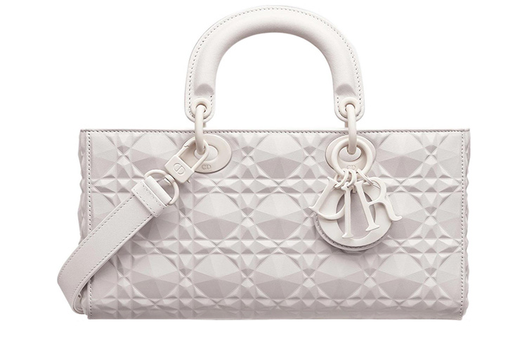 

DIOR Lady D JOY Сумка через плечо из коровьей кожи, кроссбоди, женская сумка молочно-белого цвета