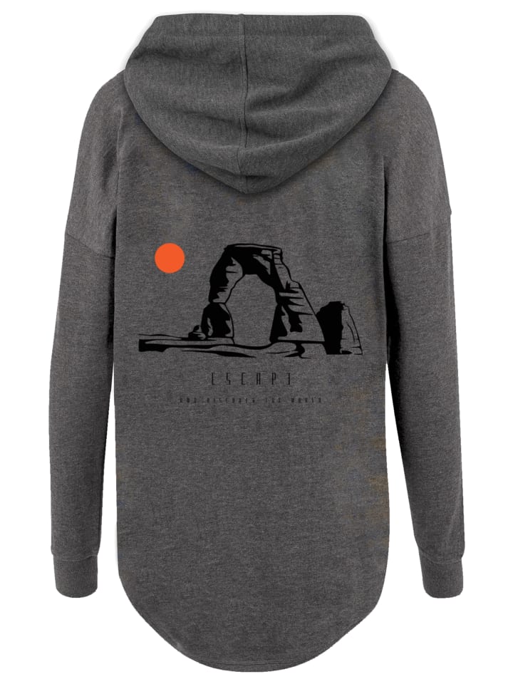 

Толстовка Oversize Escape Discover the World Savannah в цвете уголь F4NT4STIC