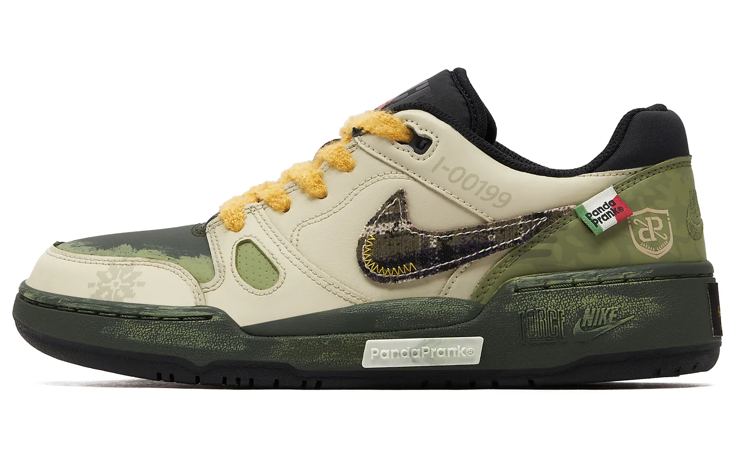 Nike Кроссовки для скейтбординга Full Force низкие легкие нескользящие мужские Army Green — фото 4
