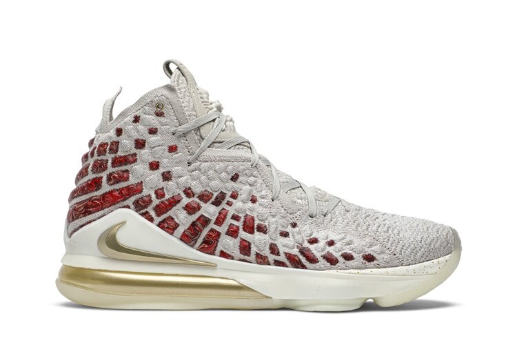 

Кроссовки Nike LeBron 17, бежевый