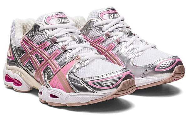 Кроссовки гель нимбус 9 Asics, белый — фото 3