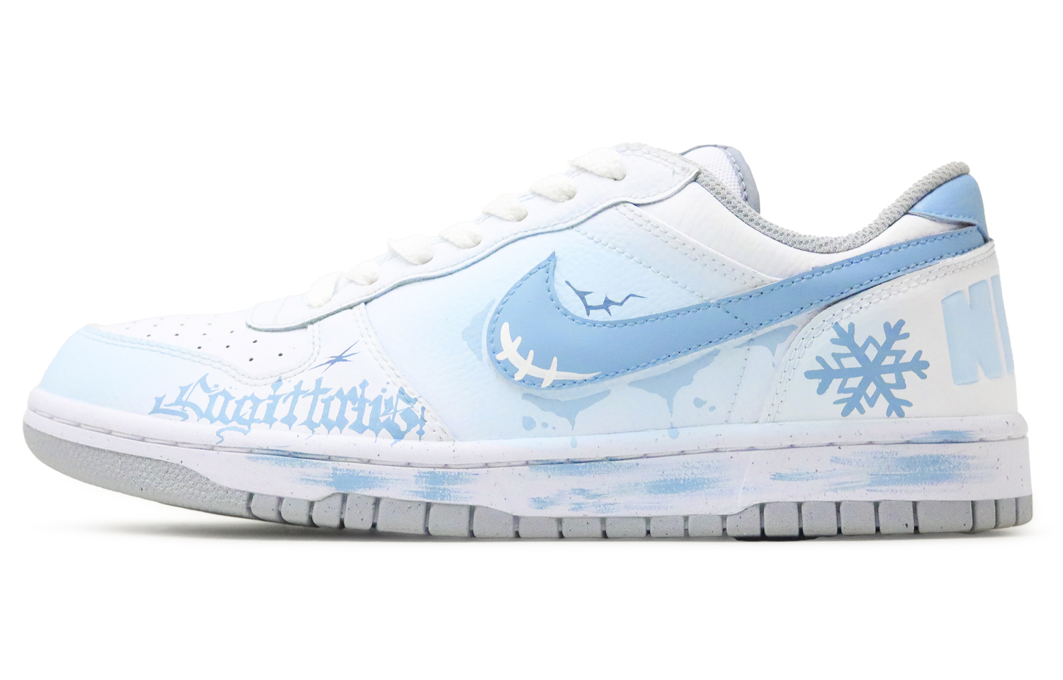 

Кроссовки низкие Big Low Lu, устойчивые к скольжению и износу, из искусственной кожи Nike, белый